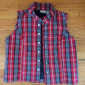 ❤️‍🔥3 for $15 Baxter & Wells quilted plaid vest